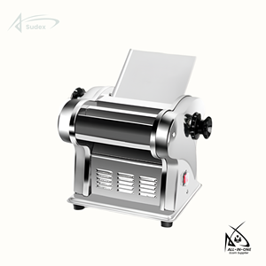 Máquina para Hacer Pasta 2 en 1 Sudex Electric de Acero Inoxidable, Rodillo para Espaguetis, Prensa para Fideos, Capacidad de 5 kg/h, Motor de 1400 RPM, 140 mm - Product Image 6