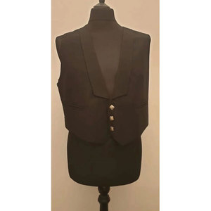 Blazer Prince Charlie noir 100 % laine pour homme avec gilet, tenue traditionnelle écossaise des Highlands - Product Image 5