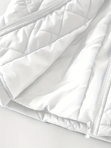 Custom OEM <b>Men</b> Quilted Hooded Puffer Vest Metallic Thermal Lining Bodywarmer - Product Image 2