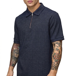 Meilleur Prix – Polo de Golf d'Été pour Homme en Polyester Respirant, Motif Tricoté 3D, Col Confortable - Product Image 2