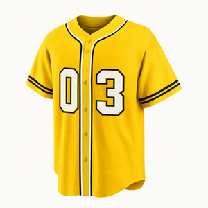 Camiseta de Béisbol Bordada Personalizada OEM, Etiqueta Privada, Secado Rápido, Transpirable, 100% Poliéster, para Clubes y Equipos - Product Image 2