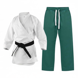 Uniforme de Karate OEM Premium de Algodón Ligero y Duradero con Logotipo Bordado, Uniforme Tradicional de Artes Marciales Blanco de 280g - Product Image 6