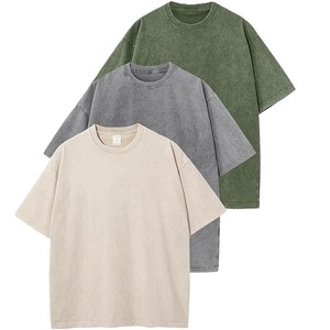 Camiseta 100% algodón personalizada con cuello redondo, camiseta de color sólido con cuello redondo, camiseta para hombre, camiseta de cuello redondo para hombre - Product Image 2