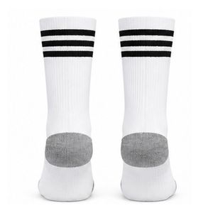 Chaussettes brodées pour femmes, logo personnalisé, mélange de coton doux, longueur mi-mollet, chaussettes de sport et de mode pour femmes, vente en gros - Product Image 2