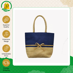 กระเป๋าช้อปปิ้งผ้ากระสอบป่านย้อมสีแบบใหม่ คุณภาพพรีเมียม พิมพ์ลายตามสั่ง เป็นมิตรต่อสิ่งแวดล้อม พร้อมหูหิ้วผ้าใยสังเคราะห์ PP บุผ้าฝ้าย - Product Image 3