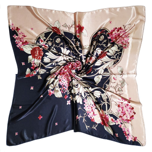 Custom Printed Satin <b>Scarf</b> Fabric for European Israel Island Private Label Branding Corporate Promotion Gifts OEM ODM - Product Image 2