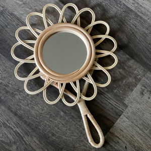 กระจกหวายมือถือสำหรับเด็กทำด้วยมือผลิตจาก100% โลโก้ตามสั่ง - Product Image 5