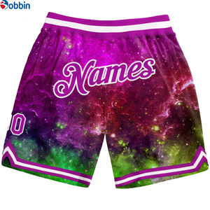 Pantalones Cortos de Playa para Hombre, Transpirables, Sublimados Personalizados, de Poliéster, Holgados, con Estampado Completo, de Malla, para Entrenamiento - Product Image 2