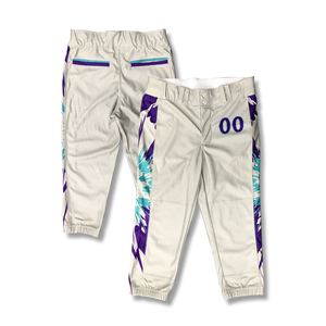 Breathable Lightweight Baseball Pants Customizable Team Logo Sports Pants <b>Athletic</b> Wear For Practice Sessions - Product Image 2
