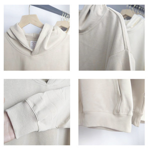 Sudadera con Capucha para Hombre, Color Sólido, Corte Regular, Algodón French Terry, Ropa Formal de Invierno, Manga Larga, Diseño con Bolsillo, Transpirable - Product Image 6