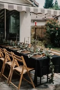 Bohemian Black <b>Tablecloth</b> for Home Hotel Restaurant Handmade Kitchen Table Decor Cloth Washed Cotton <b>Tablecloth</b> - Product Image 4