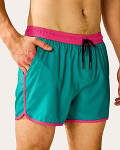 Shorts de sport 2-en-1 personnalisés pour hommes, double couche, premium, pour la course et la gym, avec doublure intérieure de compression, tissu à séchage rapide - Product Image 6