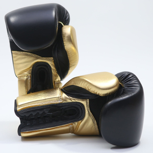 Guantes de Boxeo de Cuero PU con Logotipo Personalizado, Absorbentes de Humedad, Transpirables, Antideslizantes, con Cierre de Gancho y Bucle para Entrenamiento en Gimnasio, Edades 14+, Gran Venta - Product Image 2
