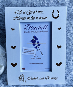 Cadres photo en bois avec LOGO personnalisé Cadres photo en bois massif pour table ou affichage mural d'Inde - Product Image 1