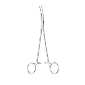 Pinzas Hemostáticas Birketh de 190 mm Curvas, Instrumento Quirúrgico de Acero Inoxidable, Certificación CE, Manual, Clase I, Cirugía General - Product Image 1