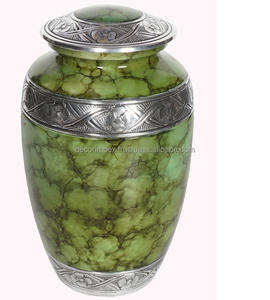 Urne de crémation avec petite urne de voyage souvenir pour cendres avec petit compartiment souvenir urne de crémation en laiton - Product Image 2