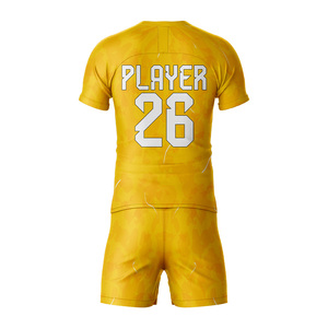 Ensemble d'uniformes de football personnalisés OEM ODM, maillot et short de football, vêtements de sport d'équipe, séchage rapide, fabricant en gros - Product Image 5