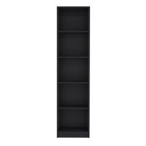 Libreria Black Home XS con 5 Ripiani e Design Sottile per Uso Ufficio - Product Image 4