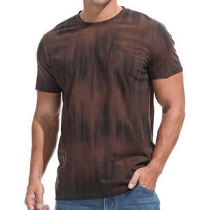 Camiseta de Algodón Orgánico Grueso para Hombre, con Logotipo Personalizado Serigrafiado, Cuello Redondo, Talla Grande, Lisa, Holgada, para Primavera - Product Image 6