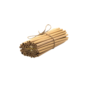Vietchoice <b>Reusable</b> Biodegradable Bamboo <b>Straw</b> Eco-Friendly Washable BPA Free Durable 200mm Length Laser Engraved Log - Product Image 2