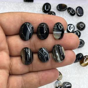 Cabujón Ovalado de Ágata Sulemani Natural Ecológica de Calidad Premium, Gema Tallada para Joyería, Cristal para Anillo o Colgante - Product Image 5