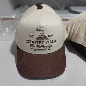 Casquette de sport en coton avec logo brodé 3D personnalisé, style structure, pour femme, casquette de baseball à 5 panneaux, Gorras, chapeaux pour homme - Product Image 3