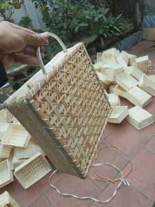Wholesale Handmade Bamboo Gift <b>Box</b> Rectangle | Custom Luxury Wedding Favor <b>Box</b> Pastry Food Packaging <b>Lid</b> Craft <b>Decorative</b> - Product Image 6