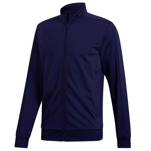 Chaqueta Deportiva Azul Marino para Hombre, con Cierre Completo, Cuello Alto, Color Sólido, Informal, Transpirable, Material de Poliéster, Corte Regular, para Otoño - Product Image 2