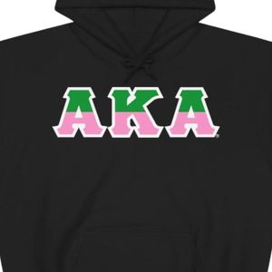 Sudadera con Capucha Negra con Bordado de Letras Verdes y Rosas, Sudadera de Forro Polar con Capucha, Manga Larga, Bolsillo Canguro, Casual, Unisex - Product Image 4