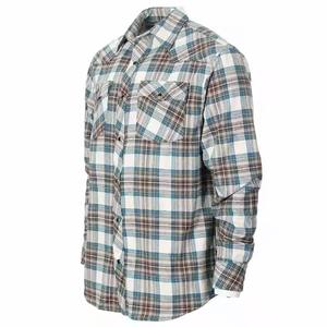 Camisa de Franela para Motociclista, Unisex, de Manga Larga, Transpirable, con Protección CE, Diseño a Cuadros, Color Personalizado, 100% Algodón, Nueva Tendencia, Alta Calidad - Product Image 3