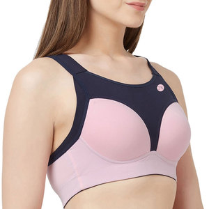 Soutien-gorge de sport athlétique pour femme, maintien élevé, rembourré, bretelles réglables, respirant, pour la gym, la course, le yoga et le fitness - Product Image 2