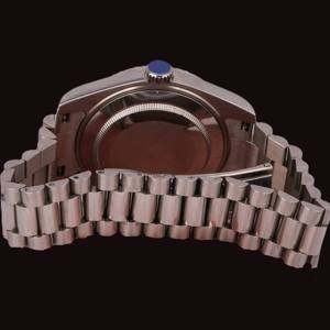 Premium 925 Sterling Silver Round Only Bezel Moissanite Diamond <b>Black</b> Dial Wholesale Price Fashion Unique <b>Man's</b> Collection - Product Image 2