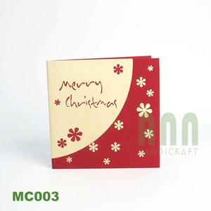 Tarjeta de Felicitación Personalizada con Impresión 3D de Copo de Nieve 'Gracias', Hecha a Mano, con Acabado Brillante, Impresión Offset, Recuerdo para Bodas y Cumpleaños - Product Image 3