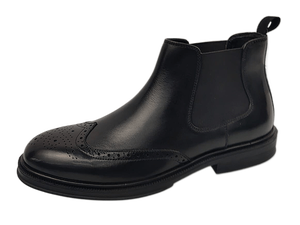 Zapatos Oxford de Vestir para Hombre, de Piel Genuina Negra, con Cordones, Punta en Pico, Estilo Penny, para Oficina y Carrera Profesional, Color Sólido, Suela de Goma - Product Image 5