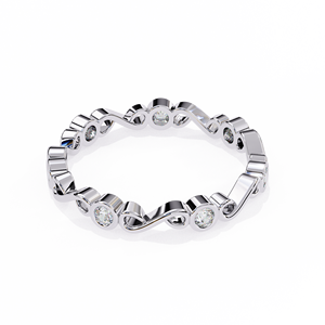 Diamante Redondo Suelto Cultivado en Laboratorio en Oro de 10K |   Certificado por IGI |   Alto Brillo |   Anillos de compromiso, colgantes y pendientes - Product Image 1