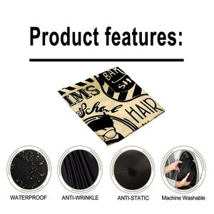 Capa de Barbero Premium para Salón, Delantal de Corte de Pelo al por Mayor, Color Único, Alta Calidad, Logotipo Personalizado, Suministro ODM, Capa de Peluquería - Product Image 1