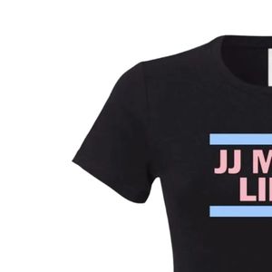 Camiseta informal de algodón con estampado gráfico para mujer, estilo Jack and Jill Mom Life, cómoda para uso diario, ropa para eventos familiares, conjunto a juego - Product Image 3