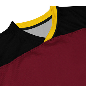 Maillot de hockey sur glace pour adulte à rayures par transfert thermique, service OEM, personnalisez votre propre design, vente en gros 2026, 100 % polyester - Product Image 6