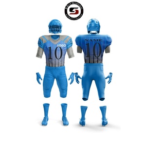 Último Diseño en Camisetas de Fútbol Americano Sublimadas y Transpirables para Hombre, Uniformes de Manga Corta 100% Poliéster Antibacterianos - Product Image 1