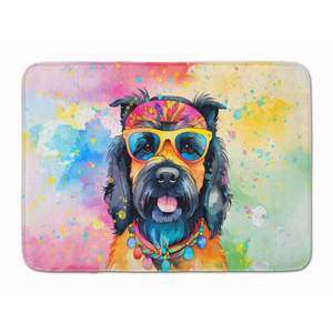 Scottish Terrier Hippie Dawg tapis de bain en mousse à mémoire de forme lavable en Machine Anti-Fatigue tapis de cuisine coussin de confort pour bain cuisine - Product Image 1