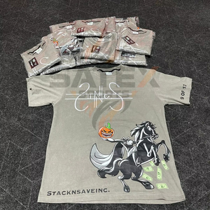 <b>Men</b> Cotton T-Shirt Short Sleeve Summer Vintage Streetwear Casual <b>Animal</b> Pattern Printed Fashionable Shirts - Product Image 1