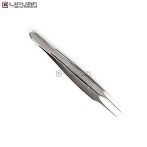 Pinzas de Sutura Tubingen 9.5 CM con Puntas Delicadas de 0.5 MM, Instrumentos Médicos Quirúrgicos para Microcirugía Oftálmica - Product Image 3