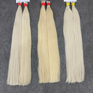 Wholesale Premium Vietnamese Human <b>Hair</b> Bulk for <b>Braiding</b> 100% Virgin <b>Hair</b> Bone Straight Blonde Ombre <b>Colored</b> Soft Silky Extensi - Product Image 4