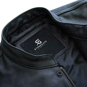 Gilet en cuir véritable pour homme, personnalisable, vente en gros, ODM, veste sans manches de motard pour adultes, style vintage, haut de gamme, décontracté, vêtement d'extérieur 2026 - Product Image 3