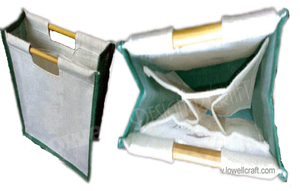 Sac de courses en jute réutilisable de haute qualité avec motif géométrique et poignée à cordon, pour bouteilles de vin, lot de 6 sacs cadeaux de Noël - Product Image 3