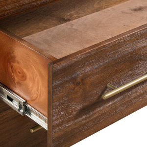 Colección BERGEN, Mesita de Noche de Madera Maciza, Diseño Moderno, Ecológica, Duradera, con 2 Cajones, Muebles de Dormitorio de Alta Calidad - Product Image 3