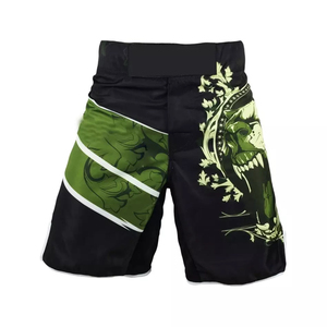 Vêtements de sport MMA Rashguard Shorts pour Muay Thai BJJ Kickboxing Hommes - Séchage rapide, respirant, polyester/coton, vêtements d'entraînement de gym - Product Image 4