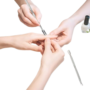 Herramienta de Alta Calidad para Empujar Cutículas, Empujador y Removedor de Cutículas para Manicura, de un Solo Lado con Mango Liso - Product Image 3