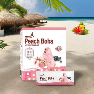 Postre Boba de melocotón más vendido Fábrica de helados de fruta de melocotón más deliciosa Caja de embalaje al por mayor - Product Image 2