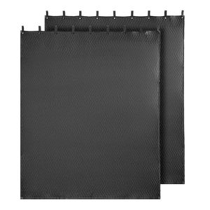 2 Pezzi Tende Fonoassorbenti con Occhielli 96 x 80 Pollici per Studio, Tappeti Fonoassorbenti - Product Image 1